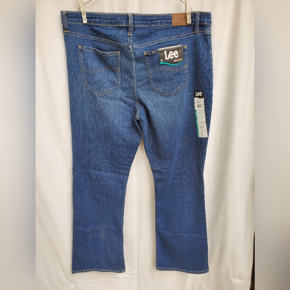 Lee Midrise Bootcut Jeans Indigo Women's Plus Size 20 - Picture 4 of 6